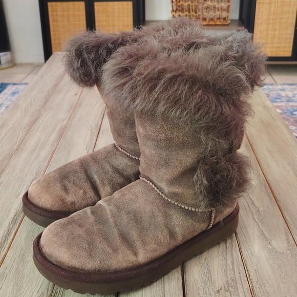 UGG Deena Boots in Chestnut Size 7 - Picture 7 of 13